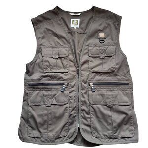 Tilley Utility Zip Up Vest | Made in Canada | Olive Green | Medium